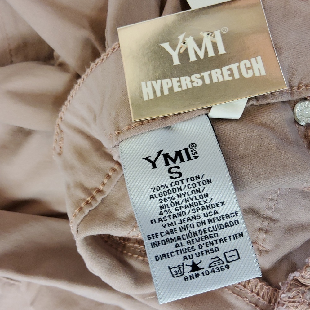 Ymi mid rise skinny hyper  stretch rosewood jeggings - Picture 4 of 4